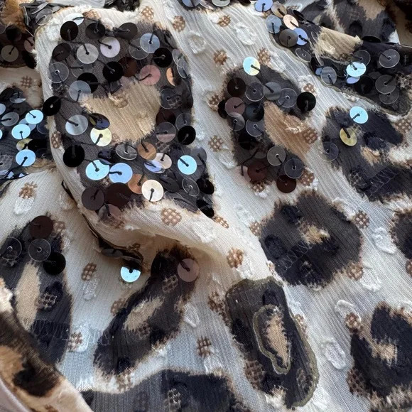 Antonio Melani Leopard Print Mini Dress - Picture 6 of 9